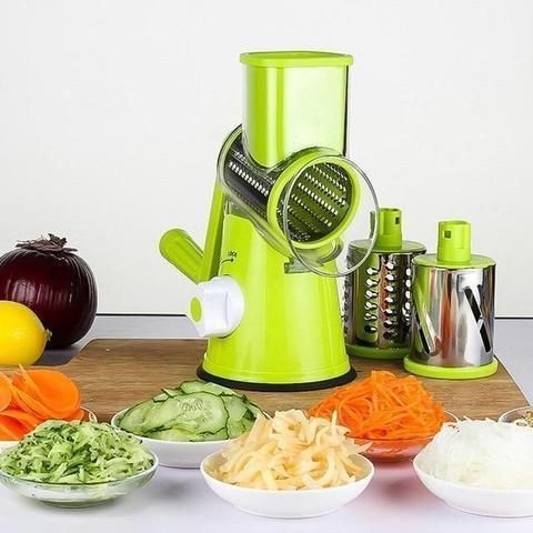 Manual Vegetable Cutter | Multifunctional Rotary Slicer