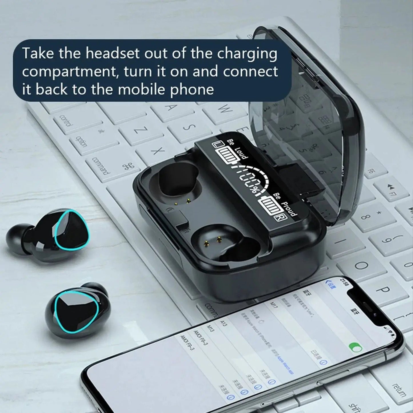 M10 Wireless Bluetooth Earbuds - Advanced v5.3 Technology